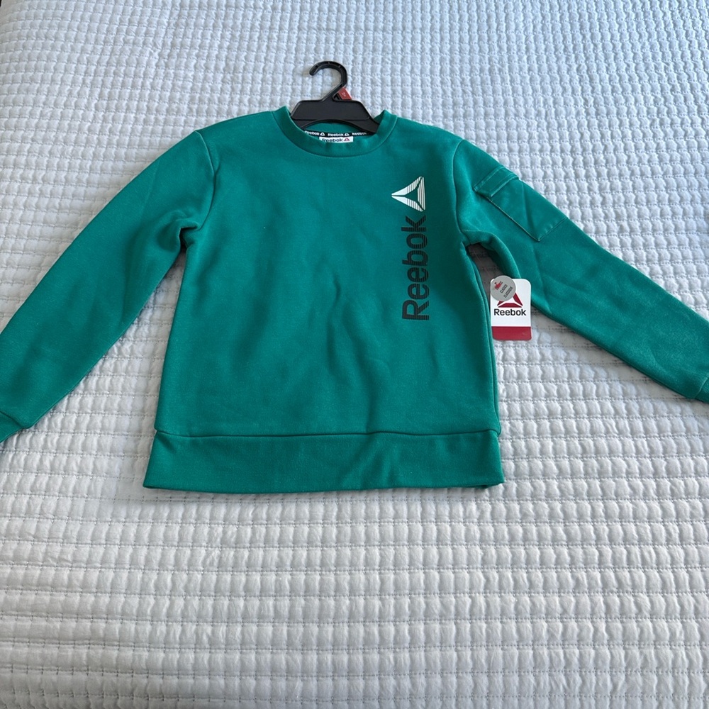 Reebok Men's Teal Crewneck Sweatshirt